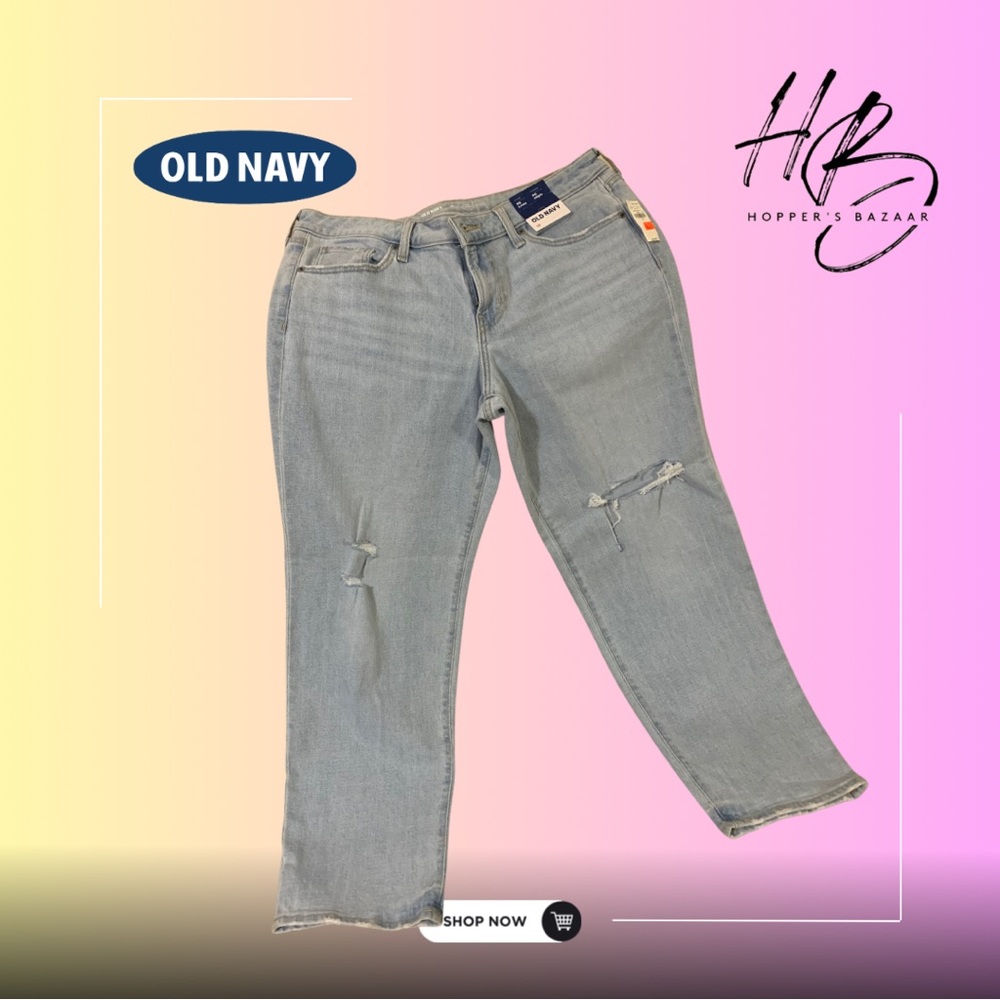 Old Navy Low-Rise OG Loose Ripped Jeans (Mom Jeans)